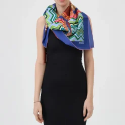Missoni Tørklæder*Zig Zag Silketørklæde Multifarvet