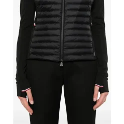 Moncler Jakker*Zip Up Cardigan Sort