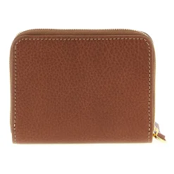 Mulberry Punge & Kortholder*Zip-Around Hammered Leather Wallet Brun